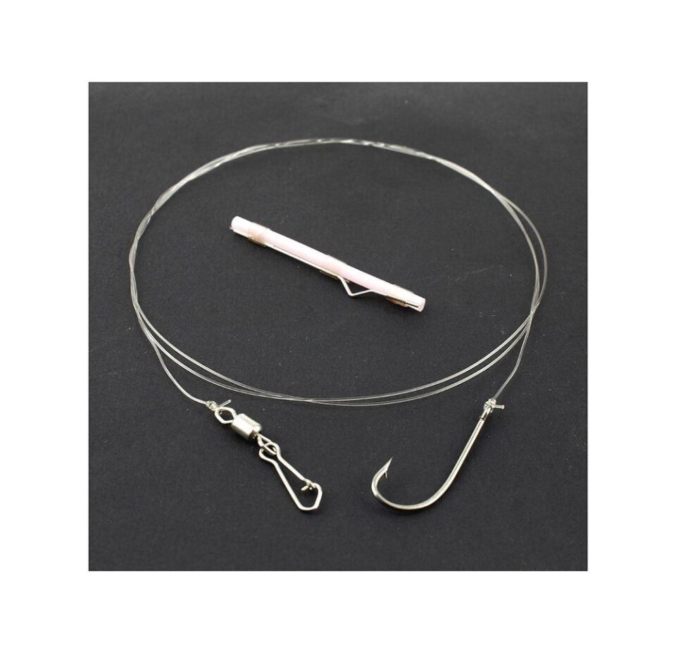 Mustad No:4 0,35mm Runnıng Tube Lüfer Takımı