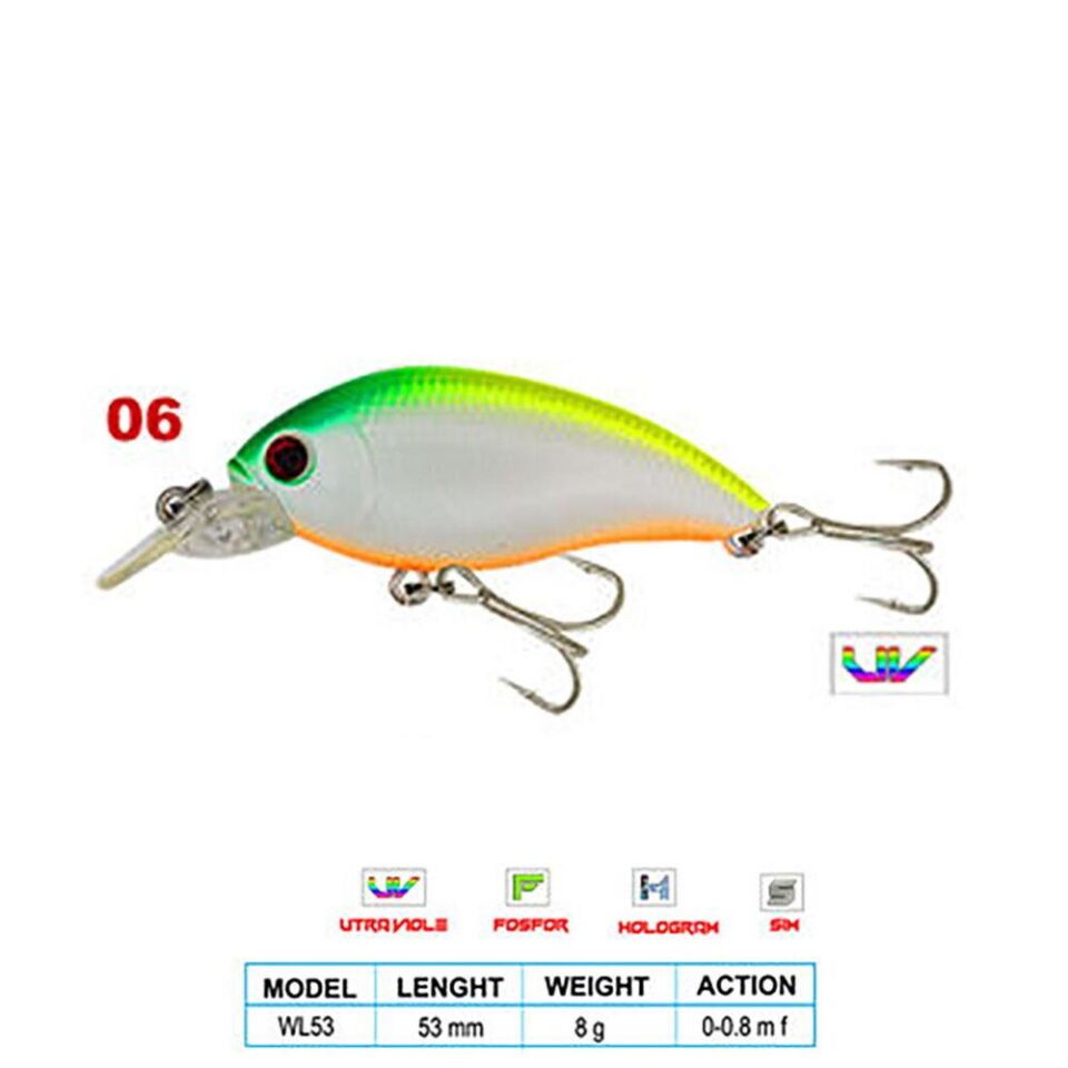 Wily COUPE CL:06 53mm 8gr 0-0.8m F