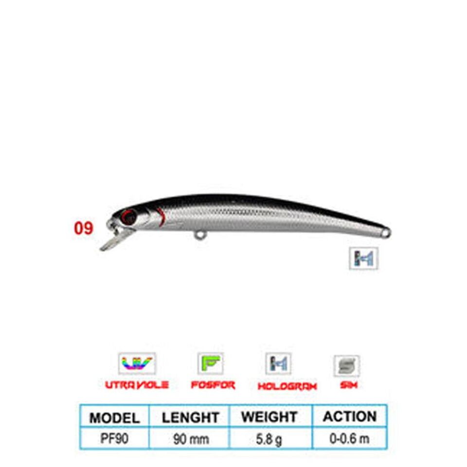 Wily LEGEND CL:09 90mm 5,8gr 0-0,6m Suni Balık